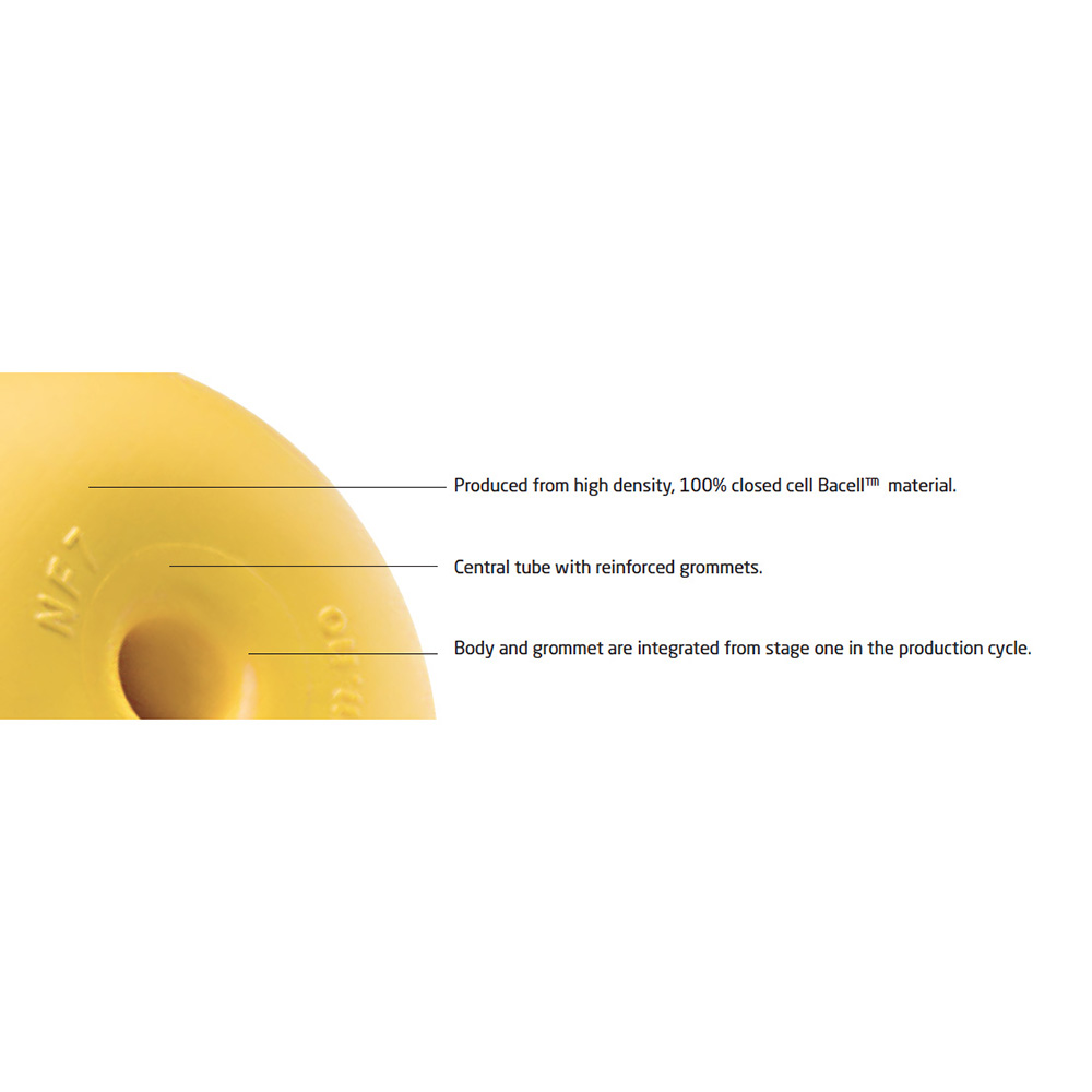Polyform drijver BPB 3 eva-purse-seine-trawler-float-ballenlijn-markeringsboei-maker-buoy-bolfender-solid-visserij-polyform-bpb-material
